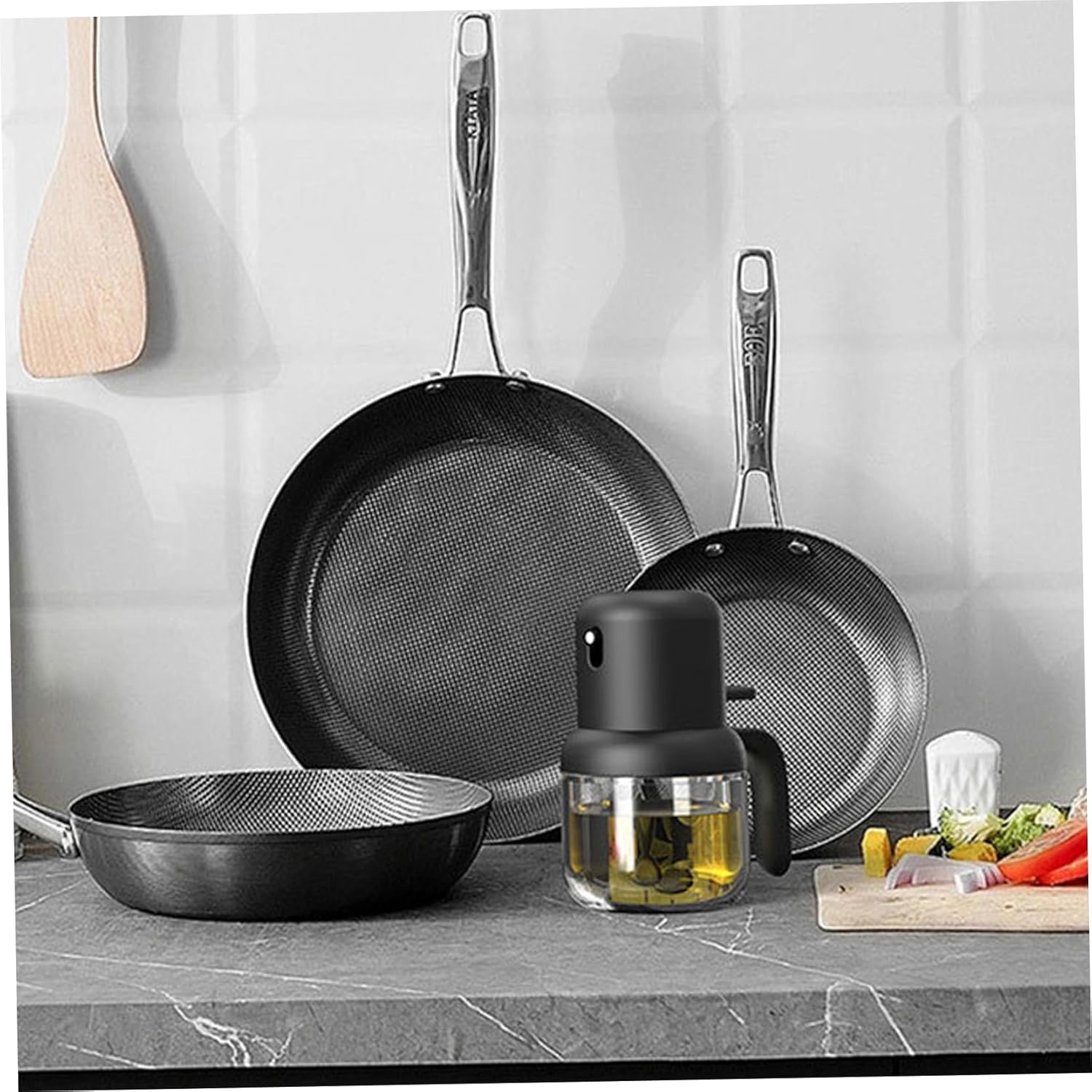 2 in 1 glass olive oil - Clicky
