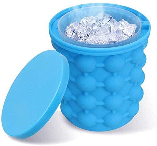 2 In 1 Silicone Ice Cube Maker And Bucket