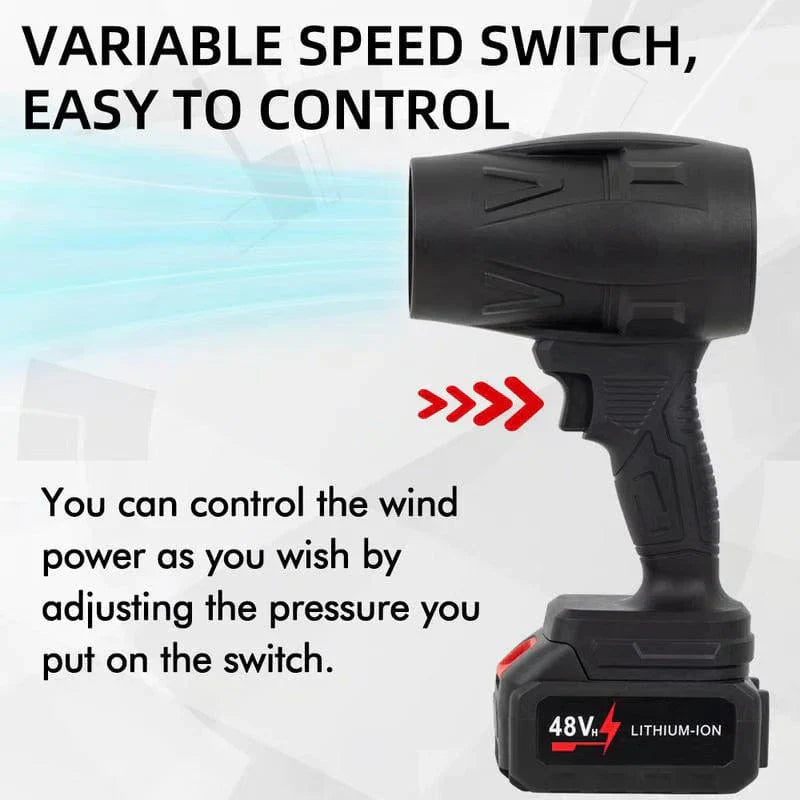 Original Turbo Jet Blower + box + 2 batteries and charger