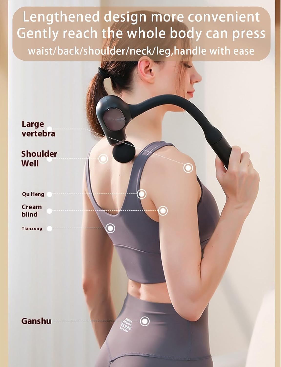 Massage Hammer With 4 Replaceable Heads