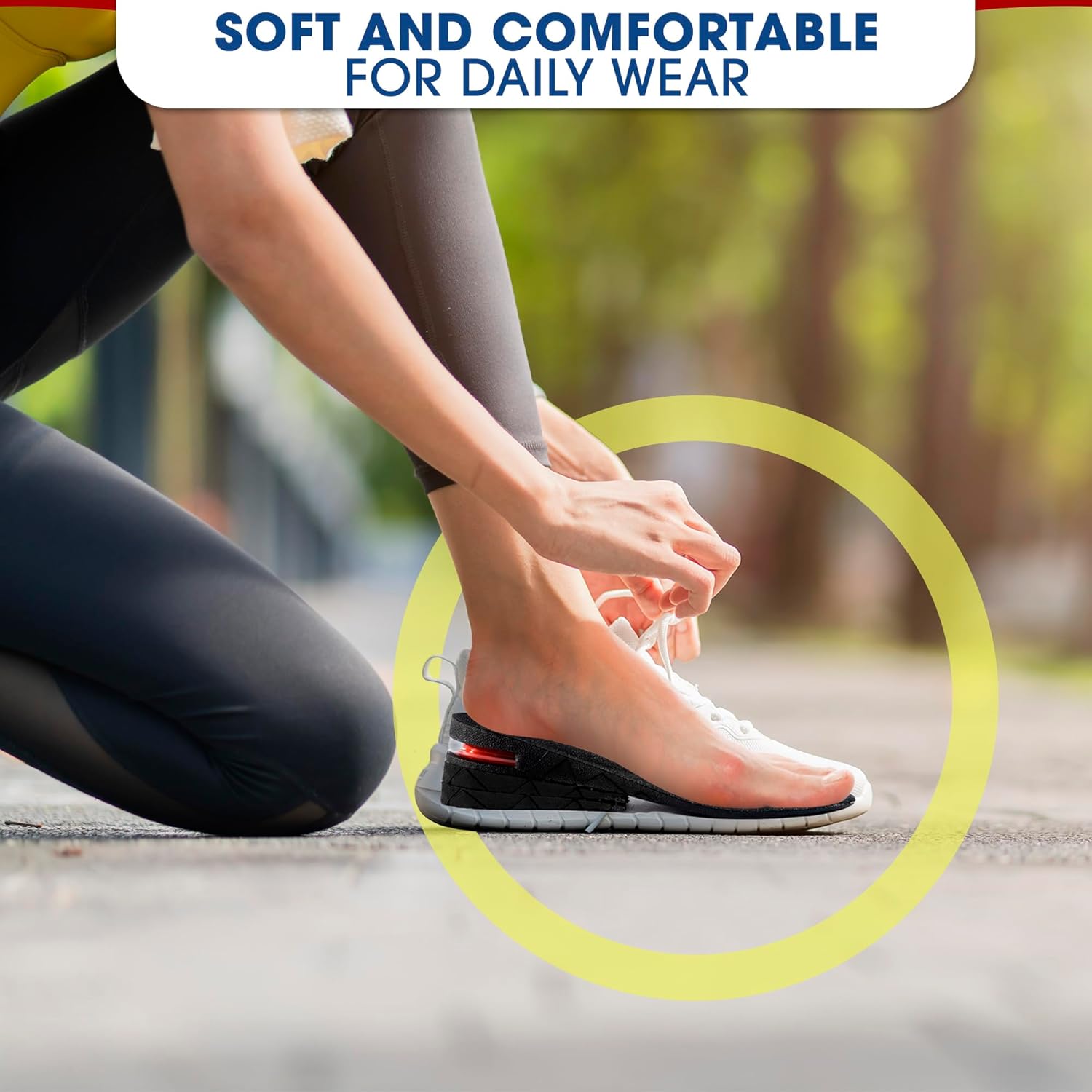 Height Increase Insoles 4-Layer 1.2inch to 3.5inch for Men and Women