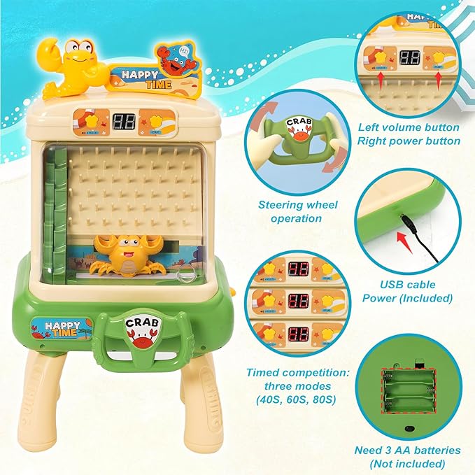 Pinball Board Game For Kids with Music ,Electric Arcade Machine