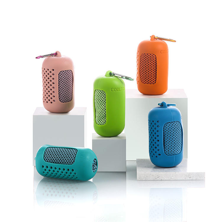 Sports Towel With Silicone Case