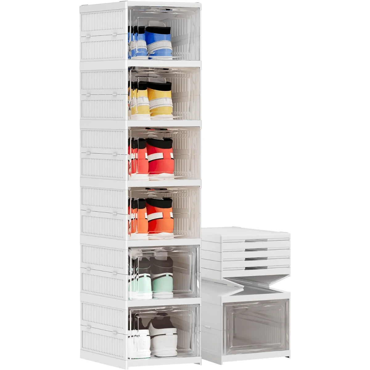 Shoe Storage, 6 Pack X-Large Shoe Organizer for Closet