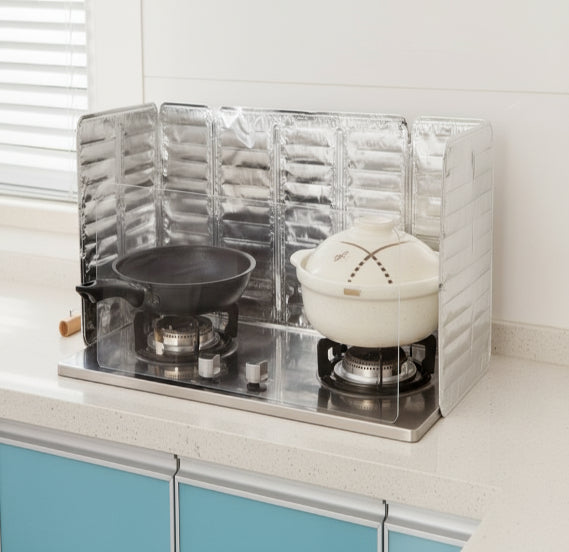 Aluminium Oil Screen Kitchen Cooking Frying Shield Pan Oil - Clicky