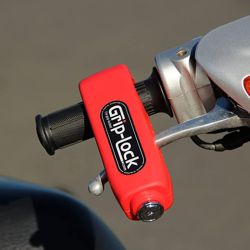 Grip Lock Motorcycle Handlebar- lock the brake lever in 2 seconds