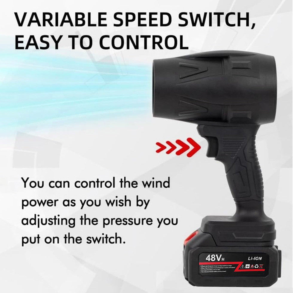 TURBO BLOWER MACHINE 48V + CLEANING WATER GUN 48V OFFER