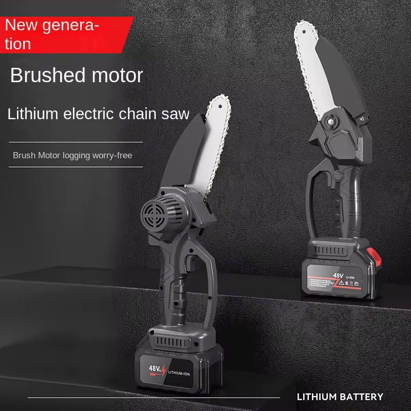 Chainsaw Rechargeable Electric 6 Inch + box + 2 batteries