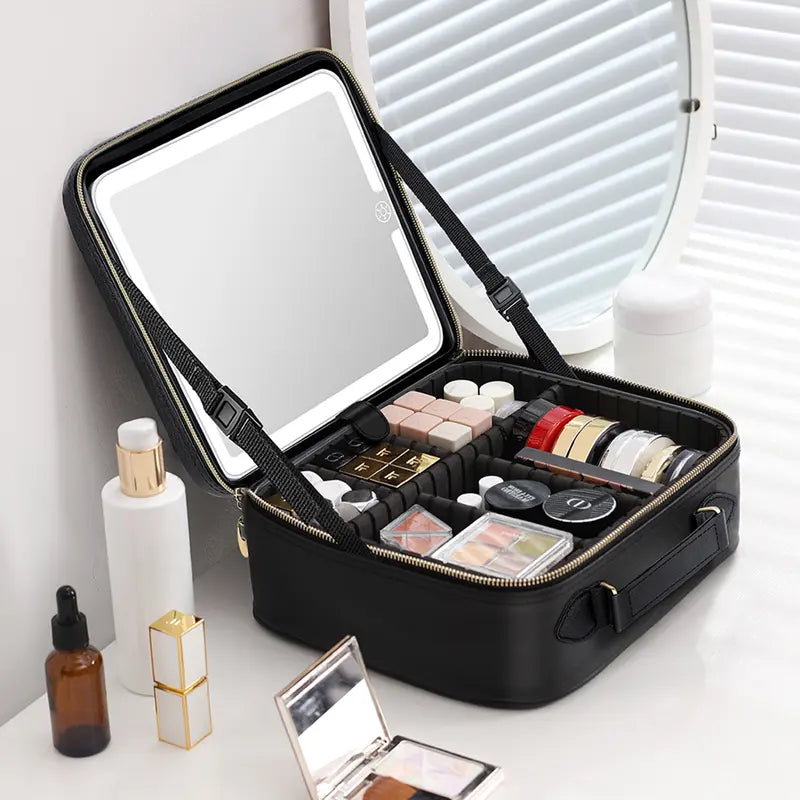 Light Make up Bag with Mirror