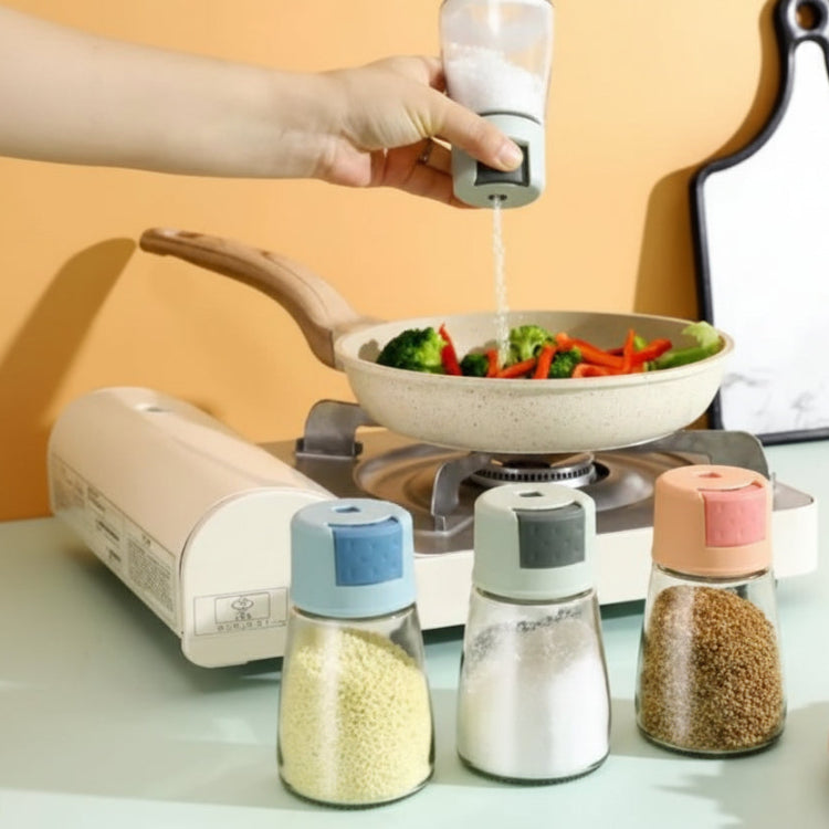 Quantitative Salt Shaker Push Type Salt Control Bottle - Clicky
