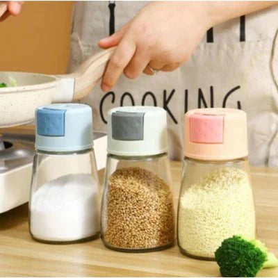 Quantitative Salt Shaker Push Type Salt Control Bottle - Clicky