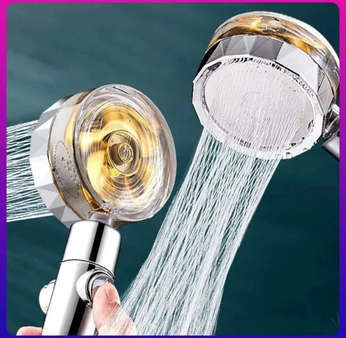 Water Saving Flow 360° Rotating High-pressure ShowerHead
