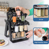 18 Glases Jar Rotating Spice Rack - Clicky