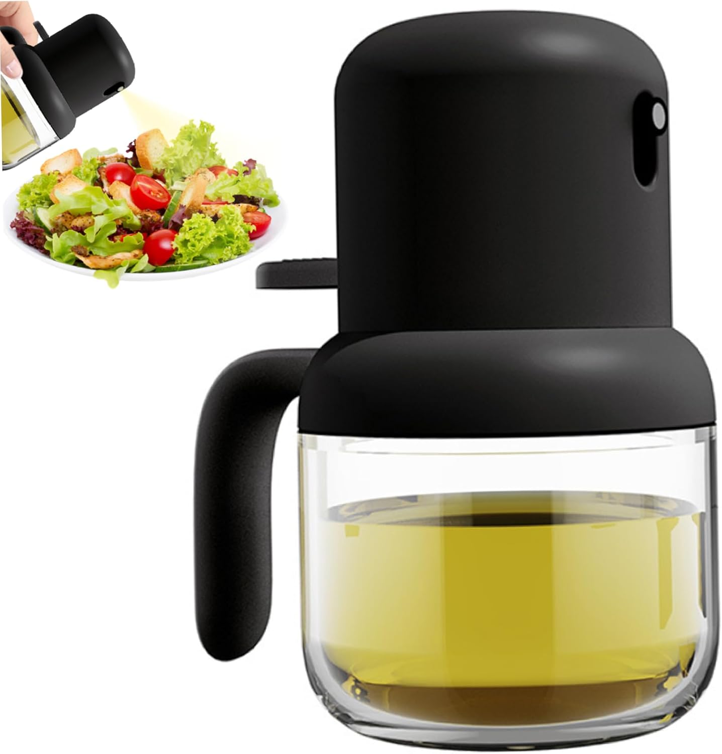 2 in 1 glass olive oil - Clicky