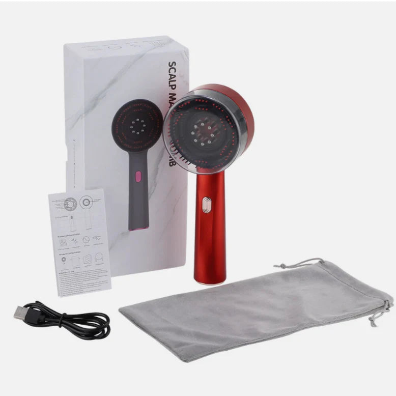 Light Therapy Scalp Massager for Hair Loss & Oil Applicator