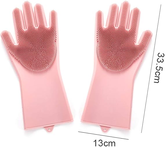 Kitchen silicone gloves