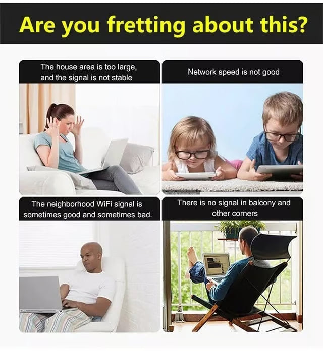 WiFi RangeX™ Extender – Long-Range Signal Amplifier | Boost Coverage in Every Room