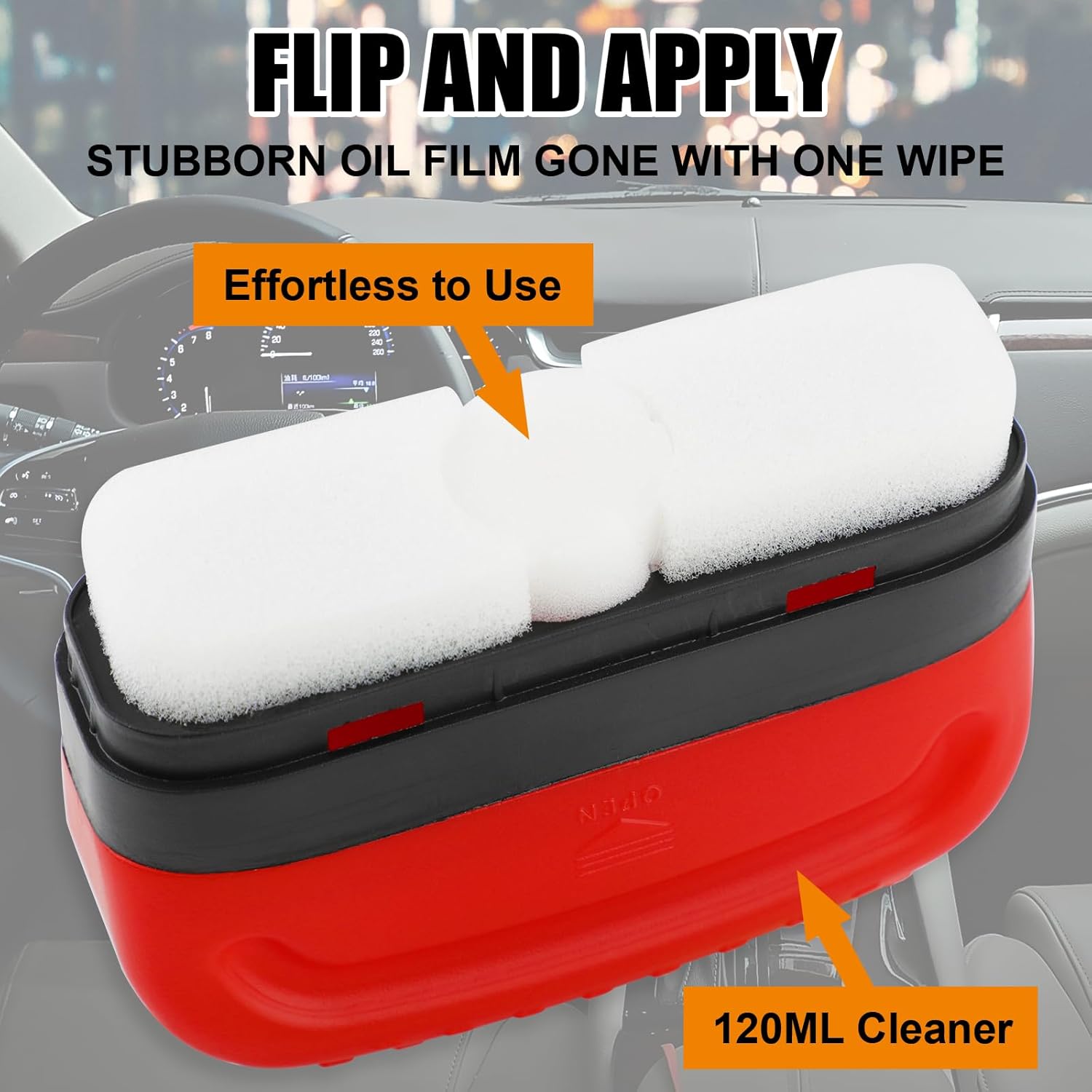 Multifunctional Cleaning Brush for Car Windshield