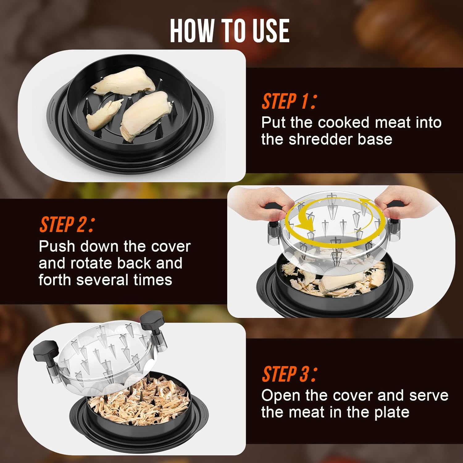 Cooked Meat Shredder