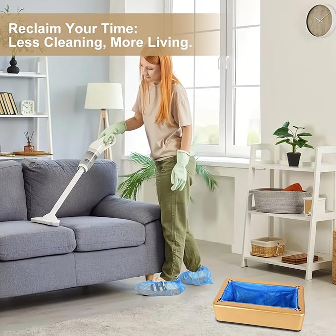 Automatic Shoe Cover Machine with 100 Disposable Shoe Covers