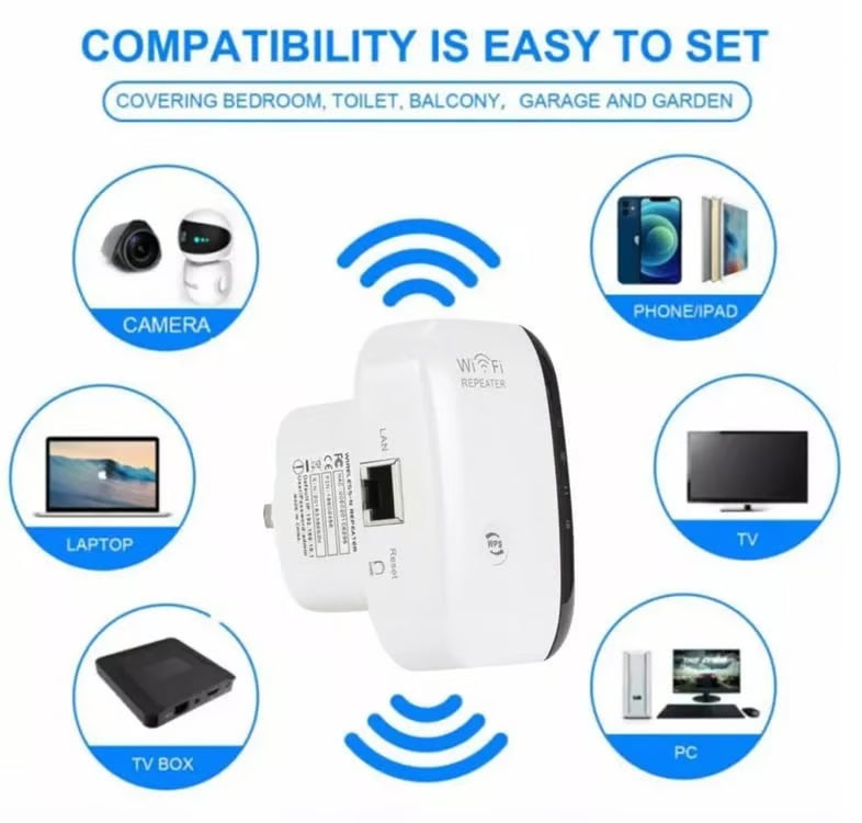 WiFi RangeX™ Extender – Long-Range Signal Amplifier | Boost Coverage in Every Room