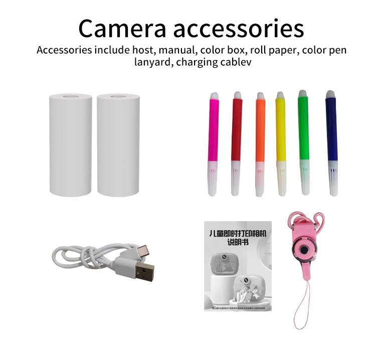 kids instant print camera