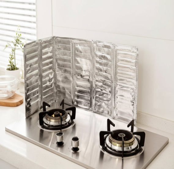 Aluminium Oil Screen Kitchen Cooking Frying Shield Pan Oil - Clicky