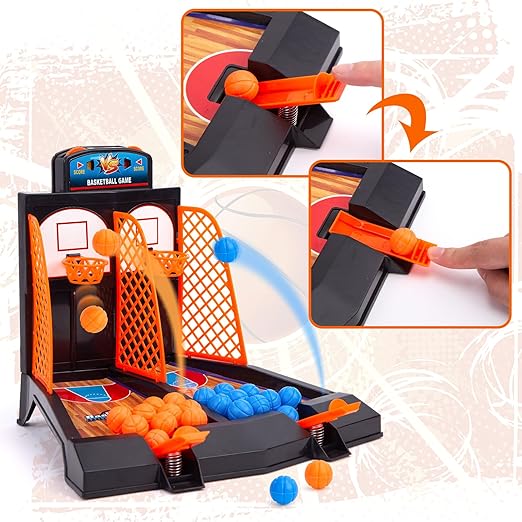 Basketball Mini Double Finger Shooting Toy