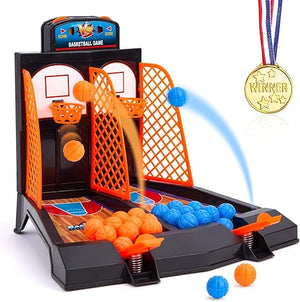 Basketball Mini Double Finger Shooting Toy - Clicky