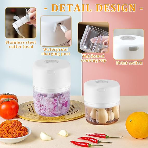 Portable Food Chopper ( Made in Italy)