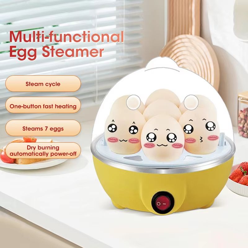 Cooker Steamer with Auto-Shut off 7 Egg Capacity