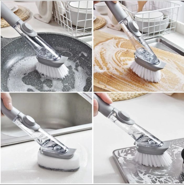 Kitchen Cleaning Brush 2 in 1