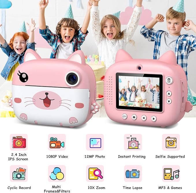 Kids Print Camera - Clicky