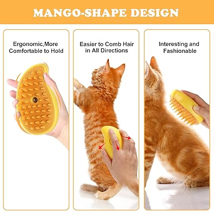 Pet Spray Massage Comb with Steam - Clicky