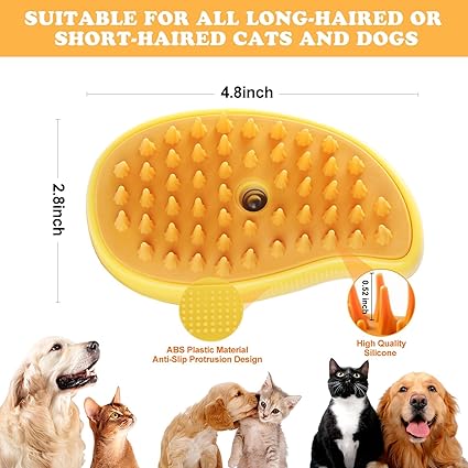 Pet Spray Massage Comb with Steam - Clicky