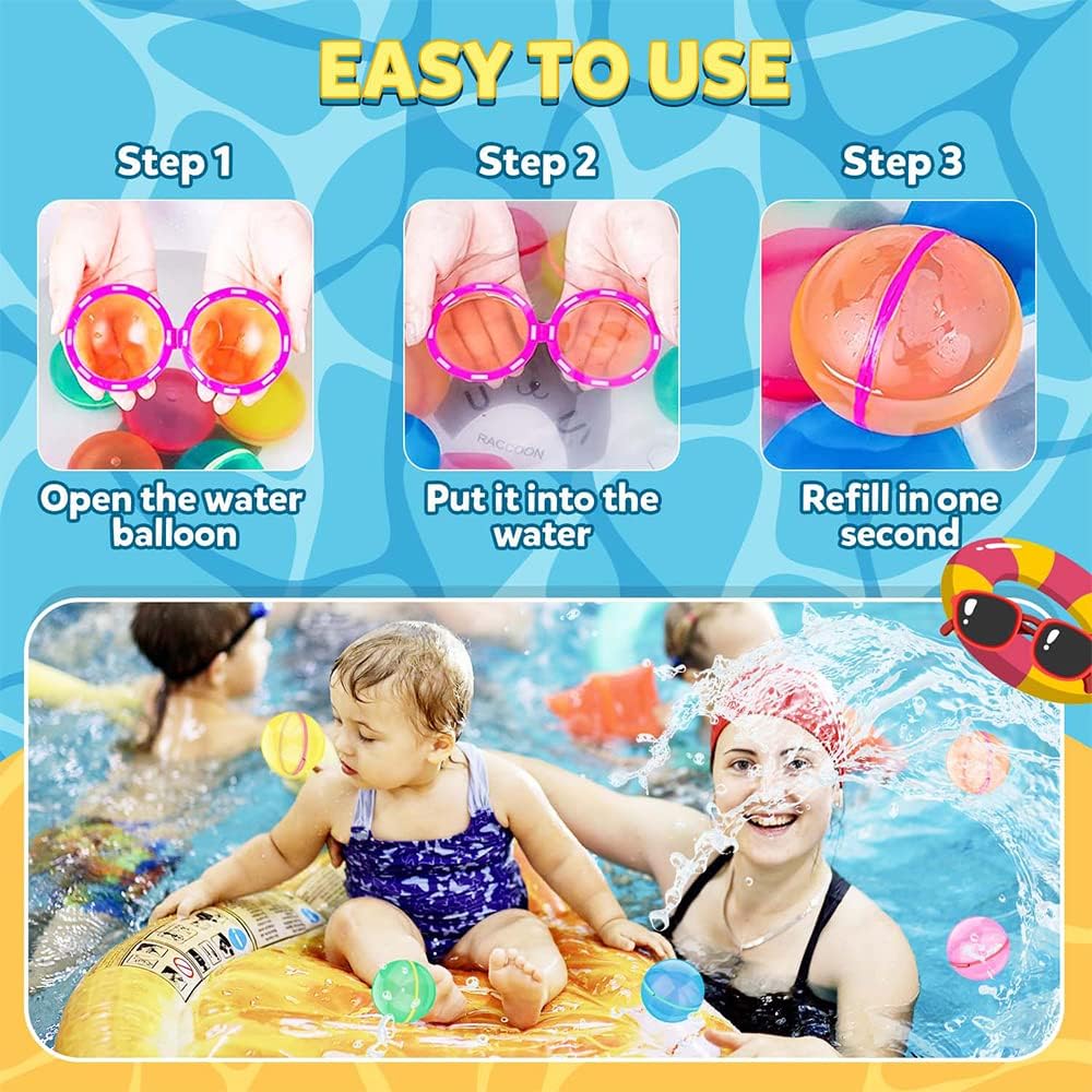 Magnetic Water Balloons (6 pcs per pack)